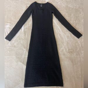 Forever 21 Classic Black Long Sleeve Dress